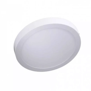 Plafon de Sobrepor LED Redondo 6500K 6W Bivolt Ø12×2,8cm Alumínio Branco – Nordecor 4020