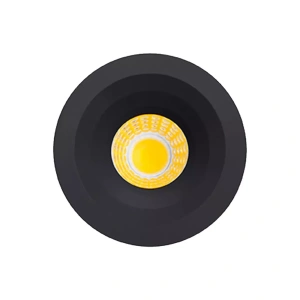 Spot de Embutir LED Elysa Redondo 3000K 3W Bivolt Ø4,6×2,5cm Alumínio e PVC Preto – Nordecor 6006