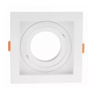 Spot de Embutir Flea Quadrado Mini Dicroica 7,5×7,5×4,1cm Policarbonato Branco – Nordecor 6184