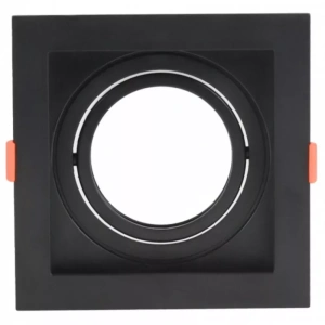 Spot de Embutir Flea Quadrado PAR30 17x17x4,3cm Policarbonato Preto – Nordecor 6194
