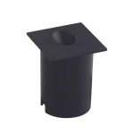 Balizador de Embutir LED Fery Quadrado Externo 3000K 2,4W Bivolt 4,2x4,2x6,15cm Alumínio Preto - Nordecor 2373