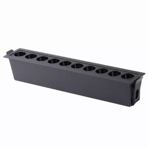 Spot de Embutir LED Powerus 10 Focos IRC 90 3000K 20W Bivolt 28×4,5x5cm Alumínio Preto – Nordecor 6378
