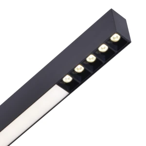 Pendente LED Lyta Dif Linear 4000K 40W Bivolt 120x3,5x6cm Alumínio Preto - Nordecor 2677