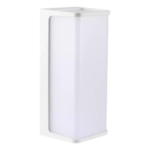 Arandela de Parede LED Elion Gran Retangular Externo 3000K 10W Bivolt 20×9,8×8,5cm Policarbonato Branco – Nordecor 2775