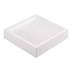 Plafon de Sobrepor LED Kais Quadrado 3000K 18W Bivolt 21x21x4,6cm Policarbonato Branco – Nordecor 4246
