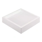 Plafon de Sobrepor LED Kais Quadrado 4000K 24W Bivolt 28,2x28,2x4,6cm Policarbonato Branco - Nordecor 4250