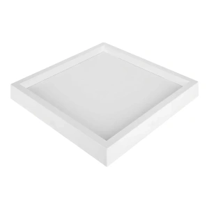 Plafon de Sobrepor LED Kais Quadrado 3000K 36W Bivolt 40x40x4,4cm Policarbonato Branco – Nordecor 4267