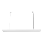 Pendente LED Otan Retangular 3000K 24W Bivolt 120x7x4cm Metal Branco - Nordecor 2261