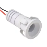 Spot de Embutir LED Noa Redondo 2700K 1W Bivolt Ø2,2x4cm Alumínio e Policarbonato Branco - Nordecor 6498