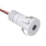 Spot de Embutir LED Noa Ini Redondo 2700K 1W Bivolt Ø2,2x4cm Alumínio e Policarbonato Branco - Nordecor 6500