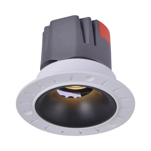 Spot de Embutir LED Zague No Frame Redondo Direcionável - IRC >97 2700K 10W Bivolt Ø10x7,4cm Alumínio Preto - Nordecor 6449