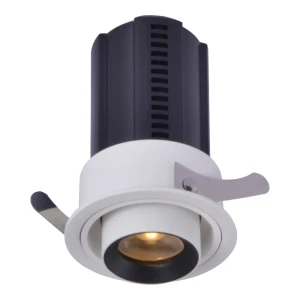 Spot de Embutir LED Aiva Cilíndrico Retrátil IRC >97 2700K 7W Bivolt Ø3,5x8,6cm Alumínio Branco - Nordecor 6454