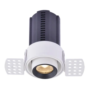 Spot de Embutir LED Aiva No Frame Cilíndrico Retrátil IRC >97 2700K 7W Bivolt Ø3,5x6,5cm Alumínio Branco - Nordecor 6458
