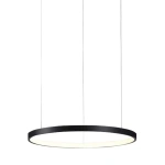 Pendente LED Aro Redondo 3000K 14W Bivolt Ø60cm Alumínio - Incolustre Aro/60A