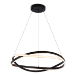 Pendente LED Euni Odi 3000K 58W Bivolt 200xØ60cm Alumínio e Silicone Dourado e Fosco - Nordecor 2873