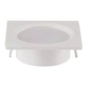 Spot de Embutir LED Alua Quadrado 4000K 2W Bivolt 4x4cm Policarbonato Branco – Nordecor 6577