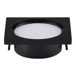 Spot de Embutir LED Alua Quadrado 4000K 2W Bivolt 4x4cm Policarbonato Preto - Nordecor 6578