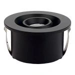 Spot de Embutir LED Ollo Redondo IRC 90 3000K 3W Bivolt 3,5xØ5cm Alumínio Preto - Nordecor 6543