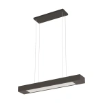 Pendente Arky Retangular (L) 65cm x (P) 10cm x (A) 5cm Alumínio e Policarbonato - Bella Italia 90490267