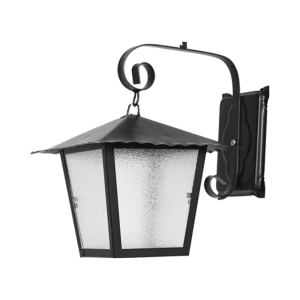 Arandela de Parede Sinha Colonial Externo 25x19cm Ferro e Vidro – Incolustre 1221