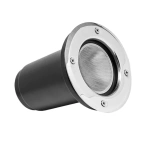 Embutido de Solo Chão Underslim Redondo Externo Ø10,5x11cm Inox Polido - Incolustre 701.09