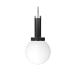 Pendente Moderna Externo 49,5xØ20cm Alumínio e Vidro - Incolustre 1603 G