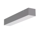 Plafon de Sobrepor Bella Italia PL2706 Branco Lotta Retangular 38x15x8cm Acrílico