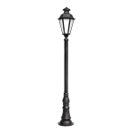 Poste de Luz Aluminium Externo 156x26x26cm Alumínio e Vidro - Incolustre 19000A